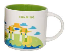 Starbucks - You Are Here Series Kunming Ceramic Mug, 14 Oz - Green