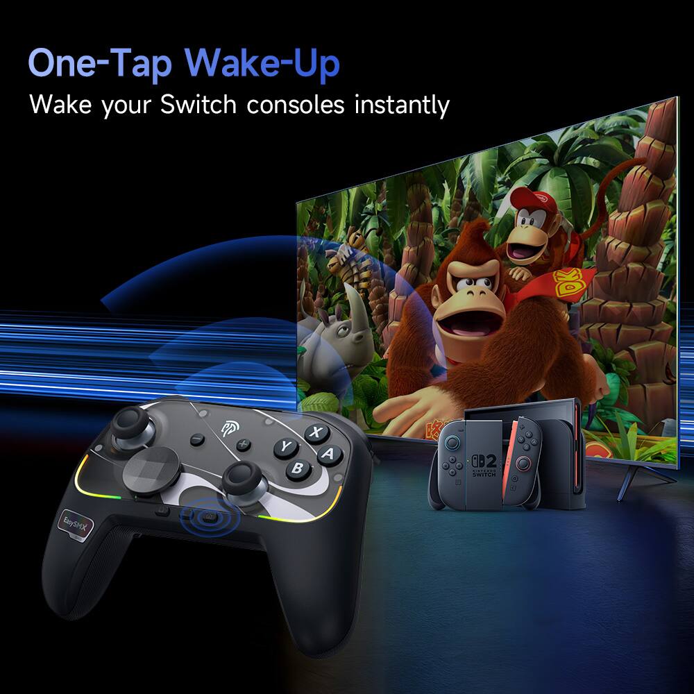 One-Tap Wake-Up  
Wake your Switch consoles instantly