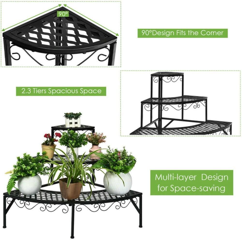 90° Design Fits the Corner  
2.3 Tiers Spacious Space  
Multi-layer Design for Space-saving