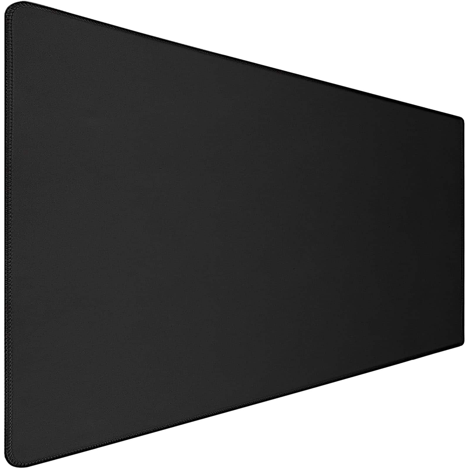 Cozy Serene - Large Gaming Mouse Pad With Extended Stitched Edges Durable Non-slip Rubber Base Waterproof Computer Mousepad For - Black