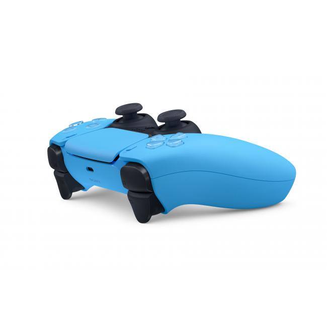 Alt View 3. Sony - PlayStation 5 DualSense Wireless Controller Starlight Blue - Starlight Blue.