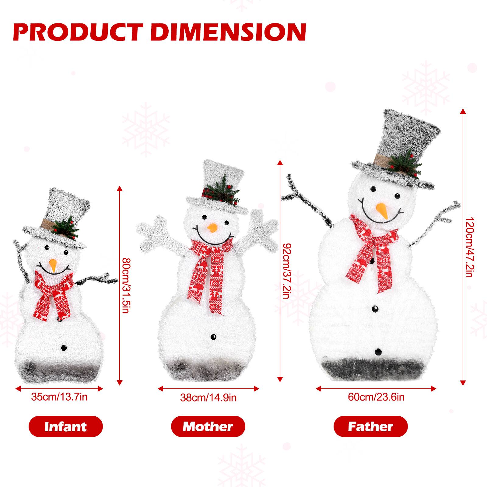 PRODUCT DIMENSION

80cm/31.5in  
35cm/13.7in  
Infant

92cm/37.2in  
38cm/14.9in  
Mother

120cm/47.2in  
60cm/23.6in  
Father