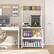 Angle. Aheaplus - 3D Printer Stand with Power Outlets, 3-Tier Rolling Printer Stand with Filament Storage - White.