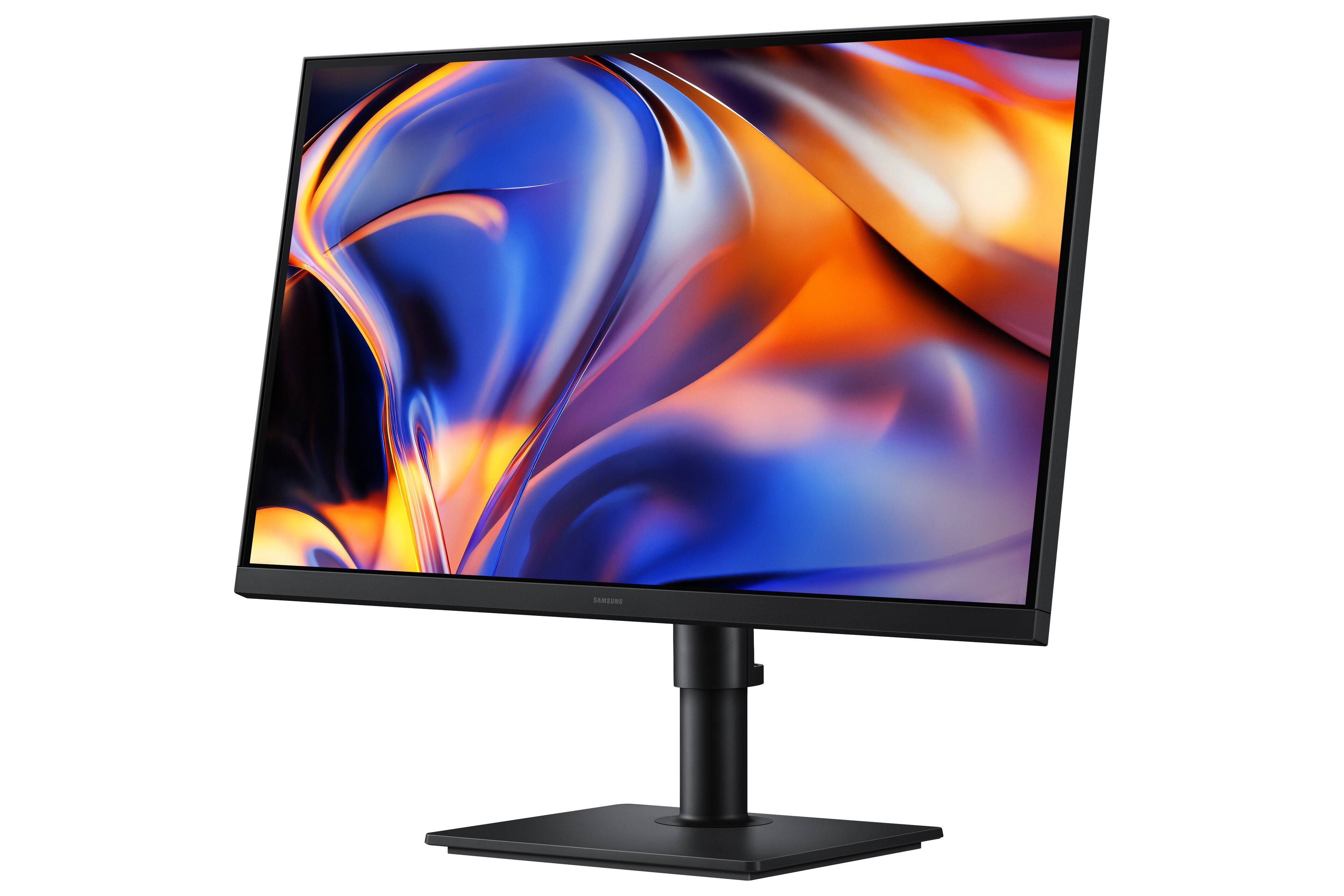 Alt View 23. Samsung - 27" ViewFinity S8 (S80HF) 5K UHD High Resolution Monitor with USB-C and Ergonomic Stand (HDMI, USB-C, DP) - Black.