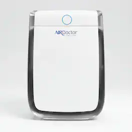AIR Doctor - AIRDOCTOR AD3500 Air Purifier for Home Large Rooms Up to 1260 sq. ft. 2x/hour, UltraHEPA, VOC Filters Air Quality Sensor - White