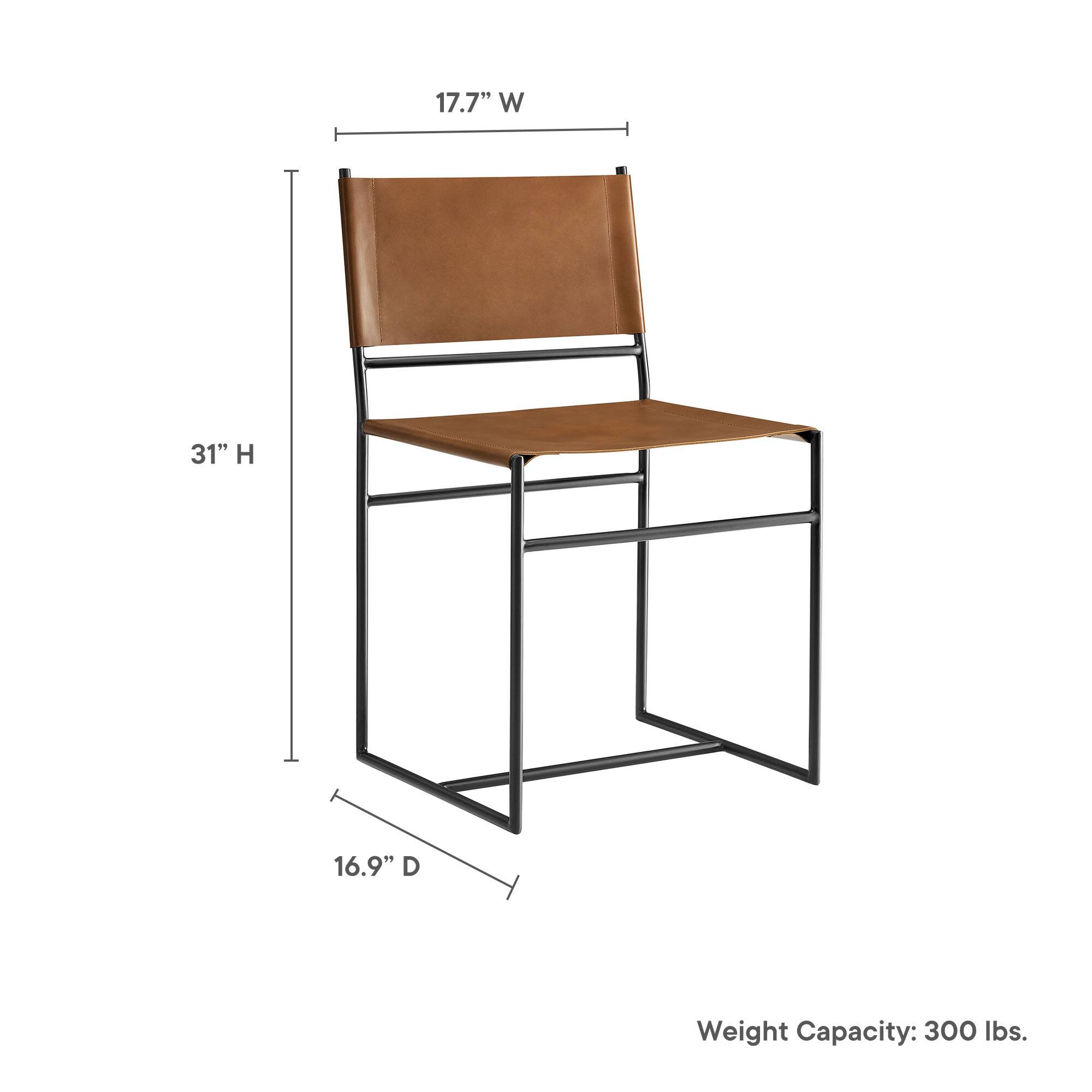 17.7" W  
31" H  
16.9" D  
Weight Capacity: 300 lbs.