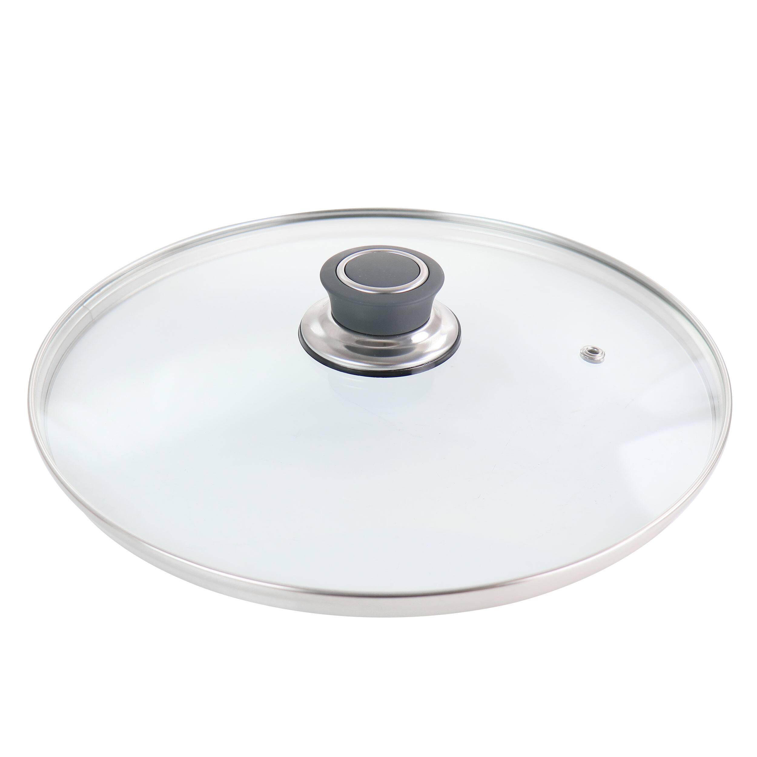 Alt View 4. Oster - Oster 3.5 Quart Aluminum Saute Pan with Lid - Silver.