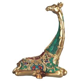 FC Design - 10"H Giraffe Sitting Figurine Statue Office Desk Tabletop Home Decor Gift - Multi-Color