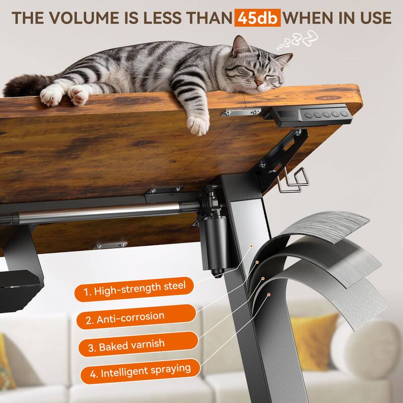 THE VOLUME IS LESS THAN 45db WHEN IN USE

1. High-strength steel
2. Anti-corrosion
3. Baked varnish
4. Intelligent spraying