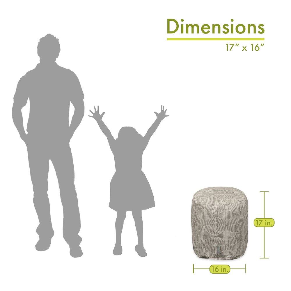 Dimensions: 17" x 16"