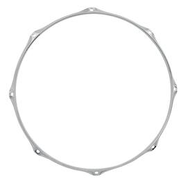 Gibraltar Hardware - 18" 8 Lug Batter Hoop, 2.3mm Heavy Duty Chrome Drum Hoop for Floor Toms, Delivers Consistent Shape & Even Tension
