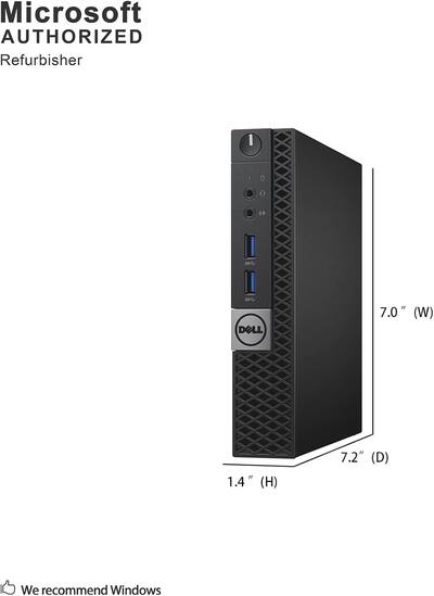 Dell Refurbished Excellent Optiplex 3040 Micro Desktop PC, Intel Dell Refurbished Excellent Optiplex 3040 Micro Desktop PC, Intel
