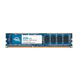 OWC - 2GB DDR3 1066 PC3-8500 CL7 1Rx8 240-pin 1.5V Non-ECC UDIMM Memory RAM Module - Black Chips