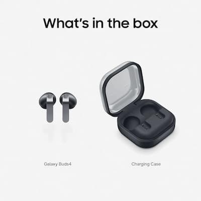 Samsung Galaxy Buds4 Wireless Earbud Headphones Black SM Samsung Galaxy Buds4 Wireless Earbud Headphones Black SM