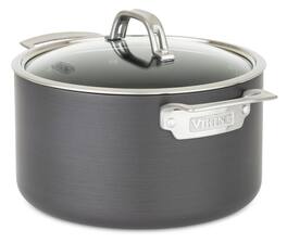 Viking - Hard Anodized Nonstick 6 Qt. Covered Dutch Oven - Black