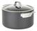 Angle. Viking - Hard Anodized Nonstick 6 Qt. Covered Dutch Oven - Black.