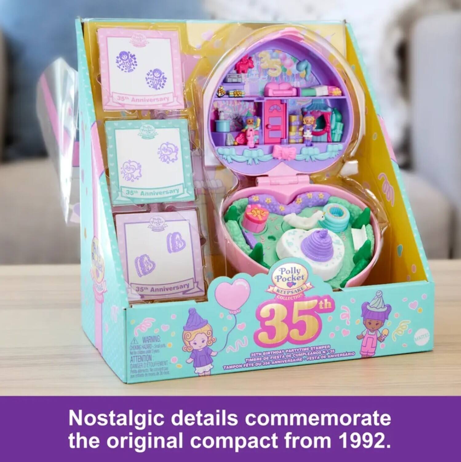 Mattel Collectible Polly Pocket Collector Polly's 35th Party Time