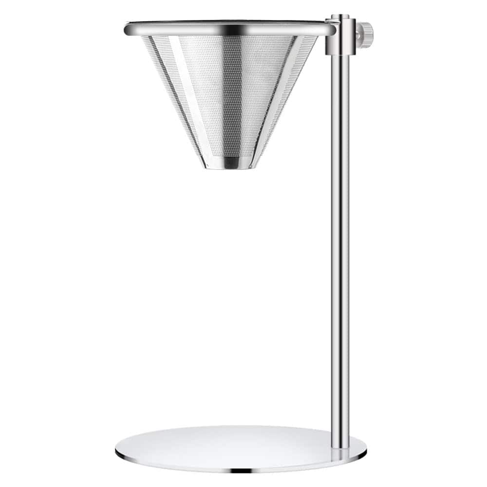 Fabibe - Stainless Steel Pour Over Coffee Maker Adjustable Stand Double-layer Filter. Quality Material: Made from quality 304 - Default