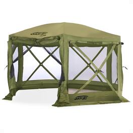 Clam - Quick-Set Pavilion 12.5 x 12.5 Foot Portable Outdoor Canopy Shelter - Green