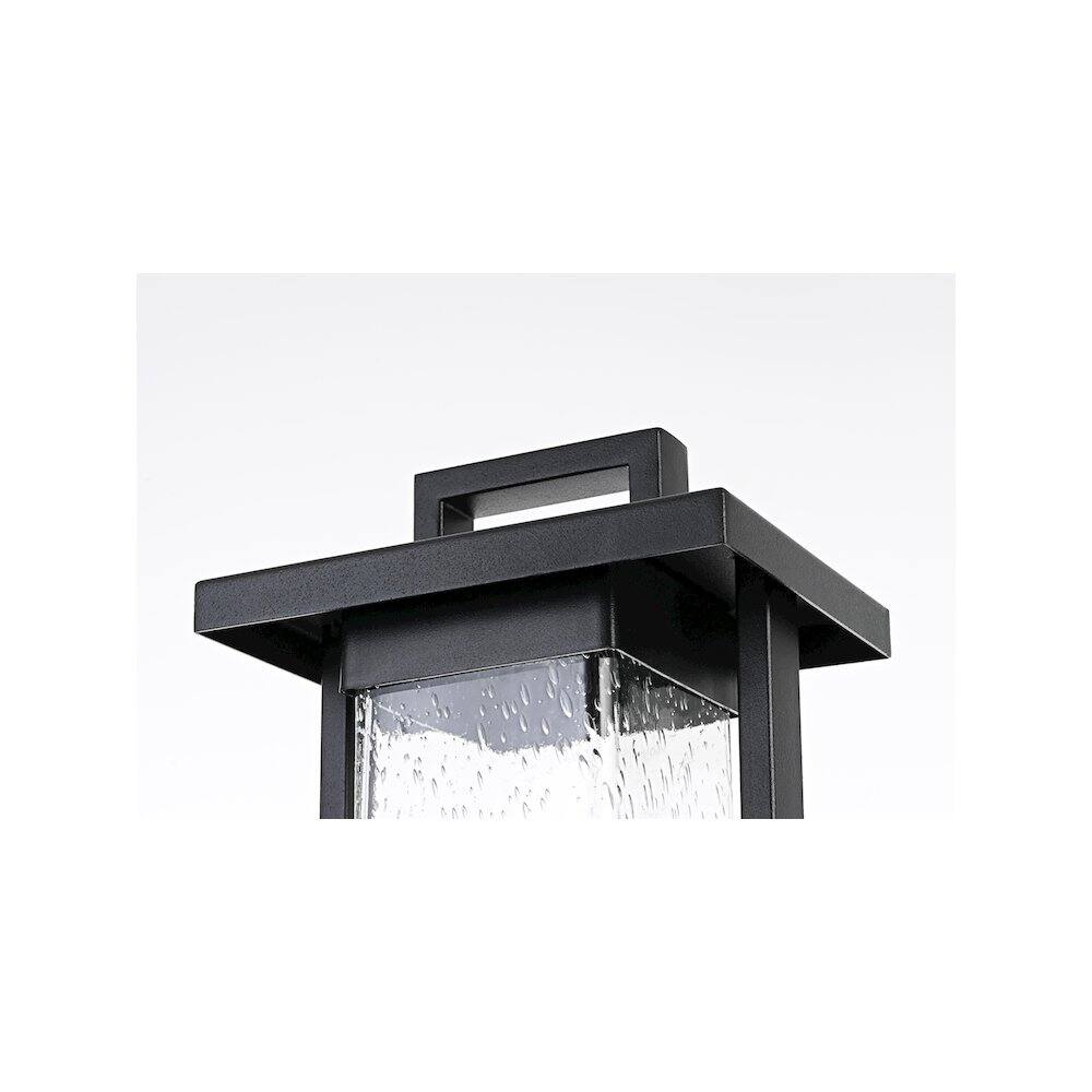 Alt View 1. Elegant Lighting - Tilton 7 inch Outdoor Pendant in Black - Black.