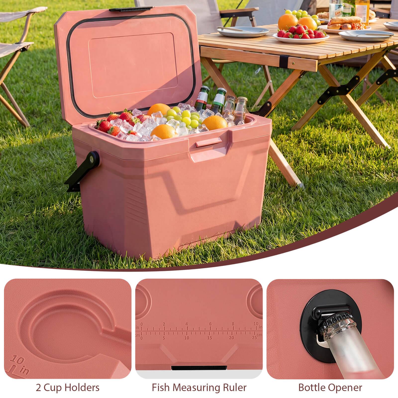 n mn : 2 5 4 10 5 15 S 20 10 Iron 25 JAGa 10 in 2 Cup Holders Fish Measuring Ruler Bottle Opener