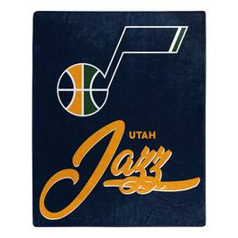 Northwest - Utah Jazz 50" x 60" Signature Raschel Plush Throw Blanket - Multicolor