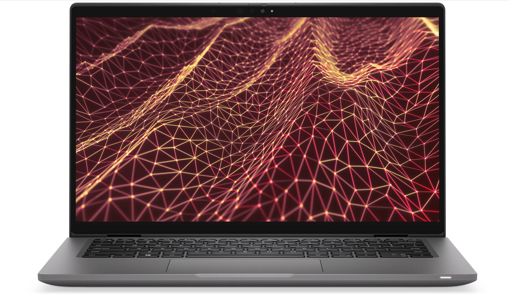 Back. Dell - Latitude 7430 2-in-1 Business Laptop PC | Intel Core i7-12th Gen | 16GB RAM | 512GB NVMe | 14" FHD Touch | Win 11 Pro. - Silver.