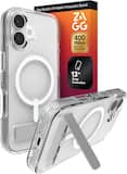 ZAGG - Crystal Palace Snap MagSafe Compatible Case w/ Kickstand for Apple iPhone 17 - Clear