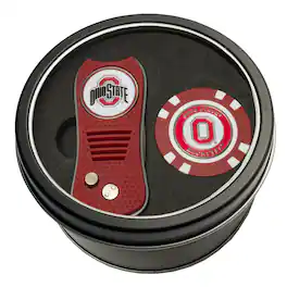 Team Golf - Ohio State Buckeyes Switch Chip Golf Tin Set - Multicolor