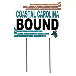 Jardine - Coastal Carolina Chanticleers 18'' x 24'' Bound Yard Sign - White