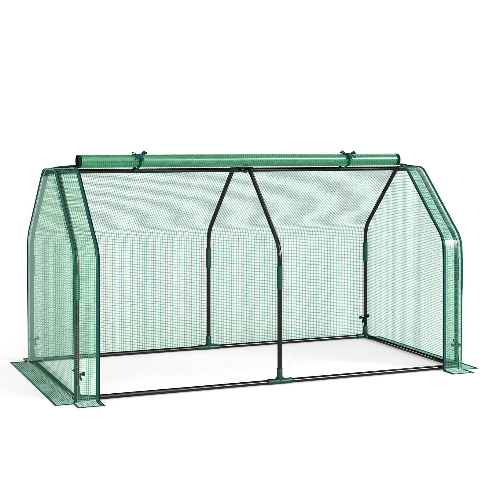 Alt View 8. Costway - Costway Portable Mini Greenhouse with PE Cover & Zippered Roll-up Door, Indoor & Outdoor.