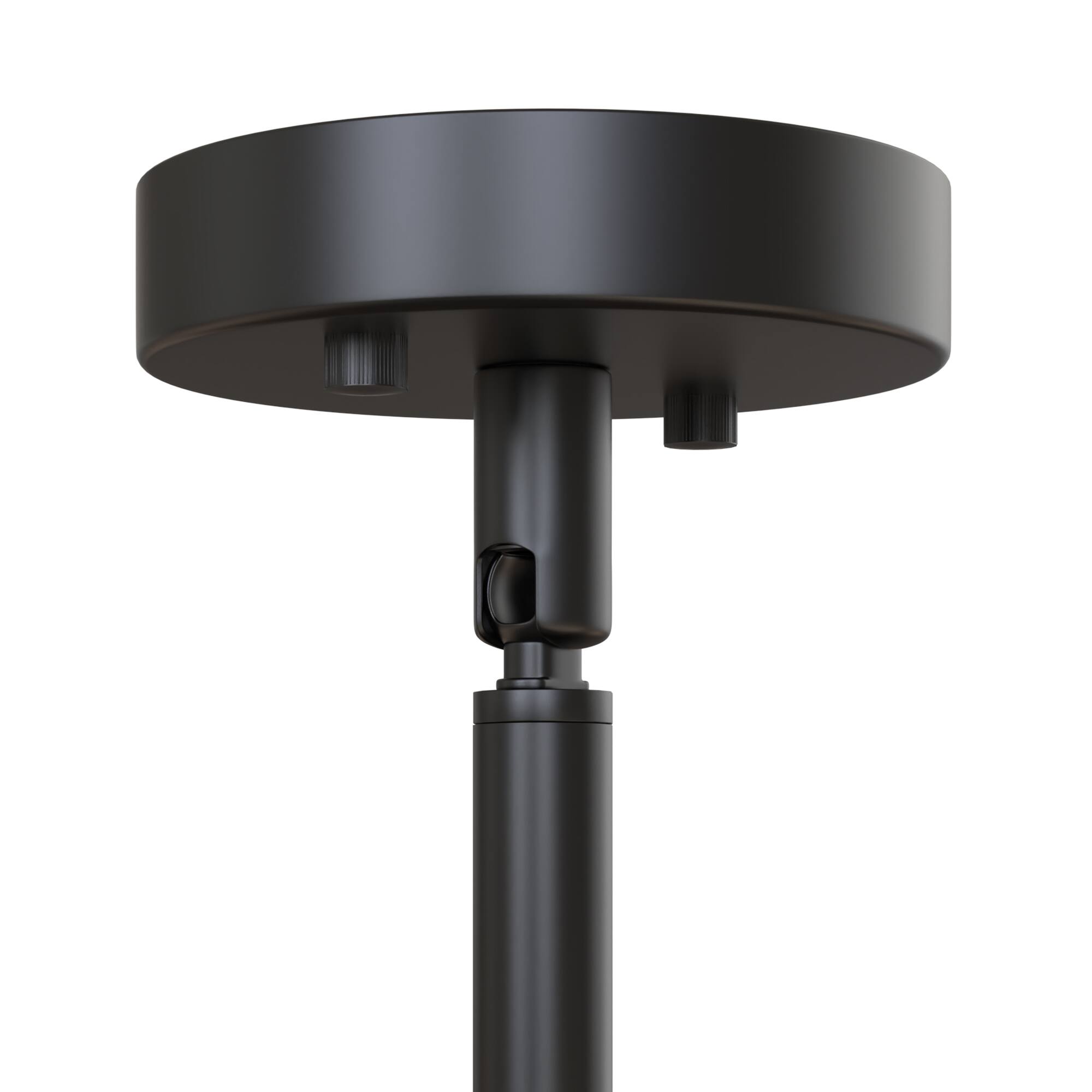 Alt View 6. Jandcase - JANDCASE 3-Light Black Island Pendant Light, Clear Glass Shades E26 Socket, Non-Integrated Bulbs, for Kitchen Island - Black.