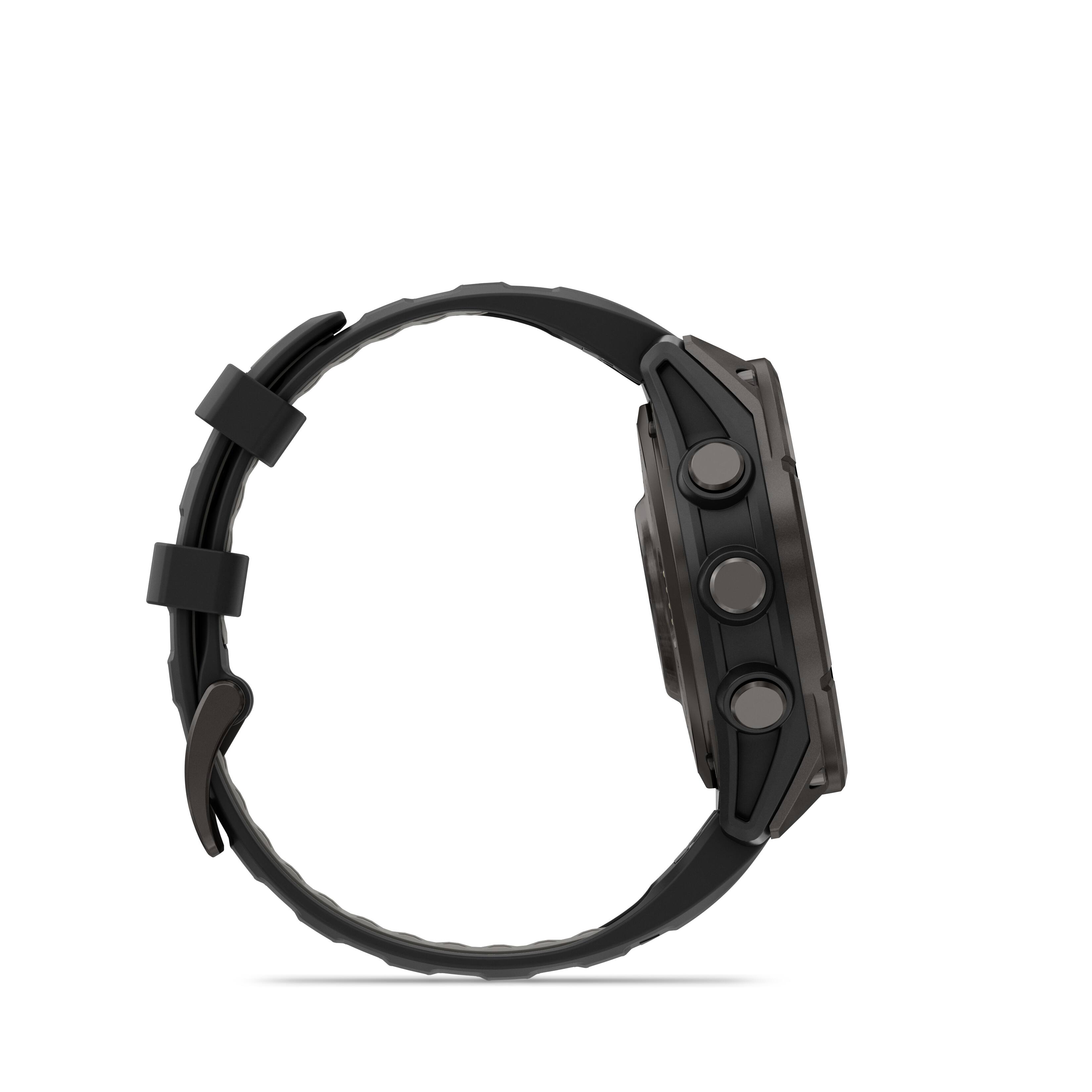 Alt View 5. Garmin - fēnix 8 Pro AMOLED Sapphire GPS Smartwatch 47mm Fiber-reinforced polymer - Carbon Gray DLC Titanium.