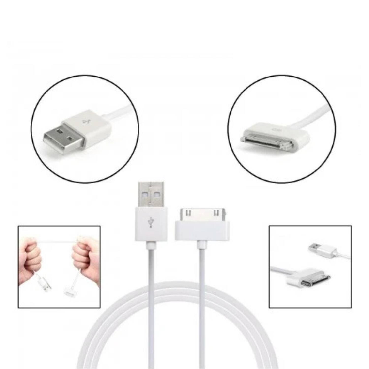 Angle. Stock Preferred - 3FT 30-Pin to USB-C Charging Data Cable Cord.