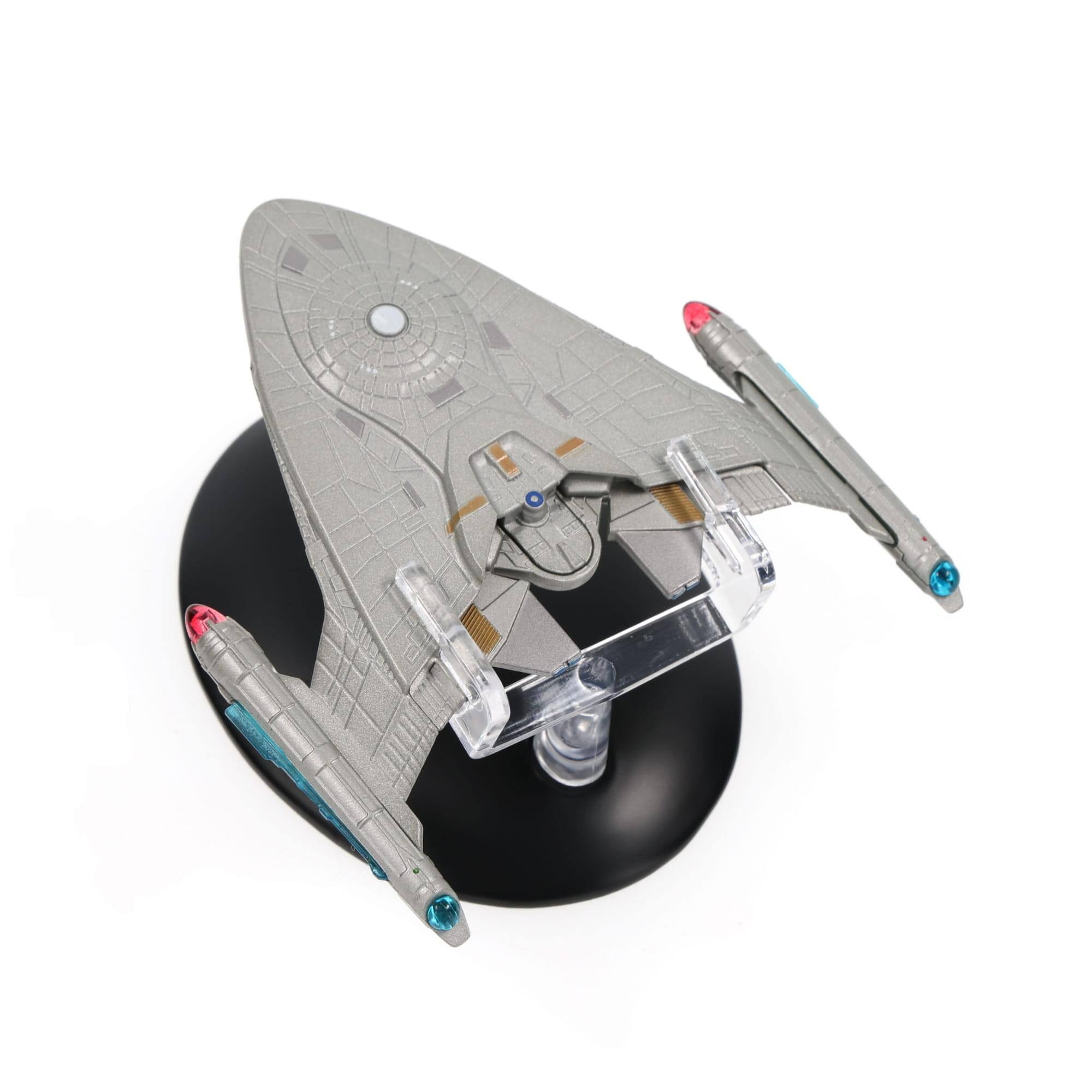 Alt View 1. Eaglemoss - Star Trek Starship Replica | Warp Delta - Grey.