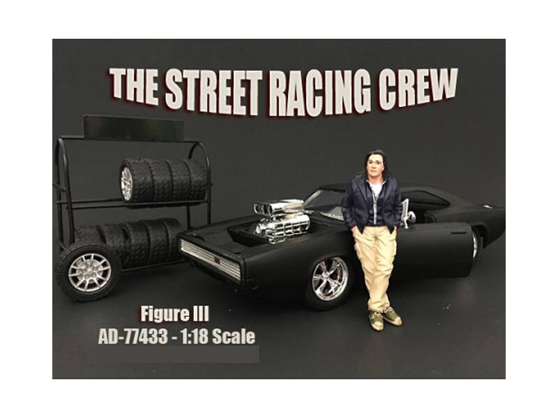 The Street Racing Crew Figure III For 1:18 Scale Models by American Diorama