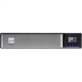 Eaton - 5PX G2 3000VA 3000W 208V Line-Interactive UPS - 2 C19, 8 C13 Outlets, Cybersecure Network Card Included, Extended - Black,Silver