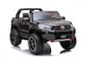 Hyper - Toyota Hilux 12V 2 Seat Off Road Ride-on, 4mph Max Speed - Front & Rear Lights - Front & Rear Trunk Space - Truck Sounds - Black/Grey