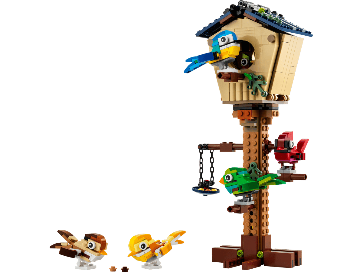 Front. LEGO - LEGO Creator 3-in-1 Birdhouse 31143.