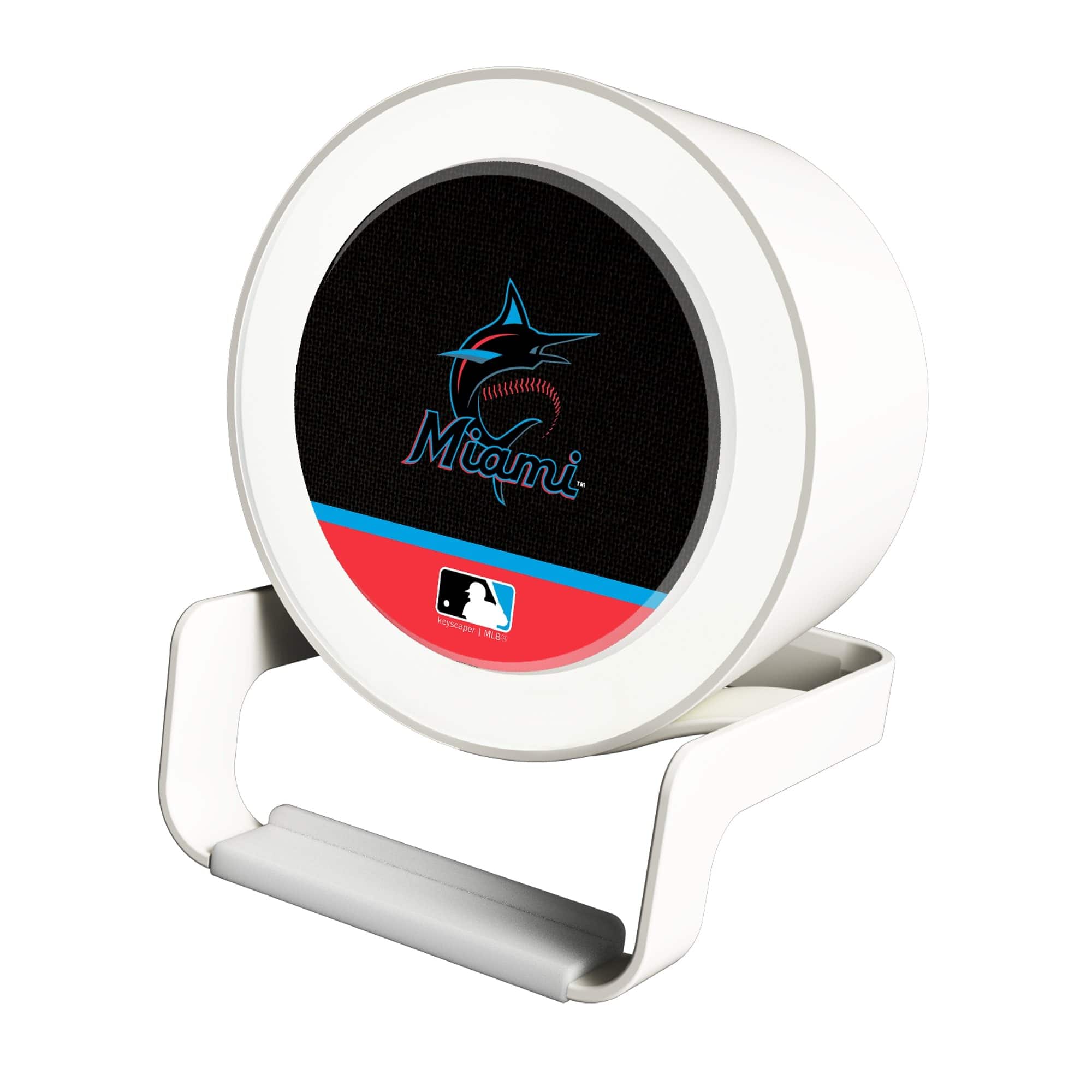 Photos - Portable Speaker MiaMI Keyscaper -  Marlins Night Light Wireless Charger And Bluetooth Speaker - Multicolor 