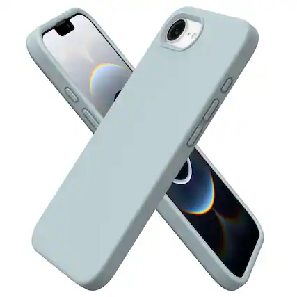 Front. Ornarto - ORNARTO Compatible with iPhone 16e Case 6.1", Liquid Silicone Shockproof Protective Cover - Succulent - Succulent.