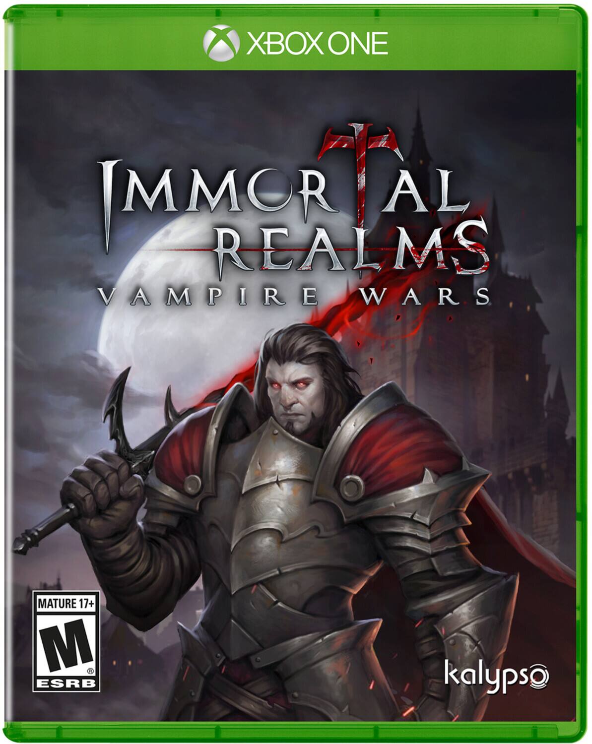 XBOX ONE, IMMORTAL REALMS, VAMPIRE WARS, MATURE 17+, M ESRB, kalypso - M (Mature 17+)