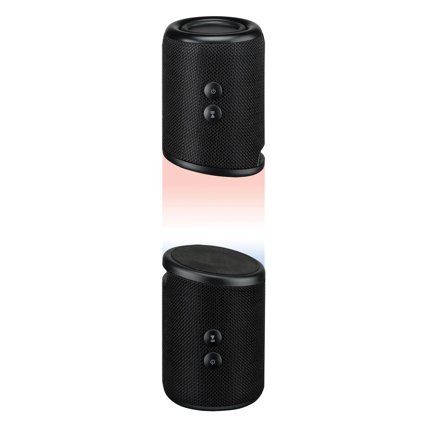 Alt View 2. iLive Electronics - Magnetic+ Portable Bluetooth Stereo Speakers True Wireless ISB2133B - Black.