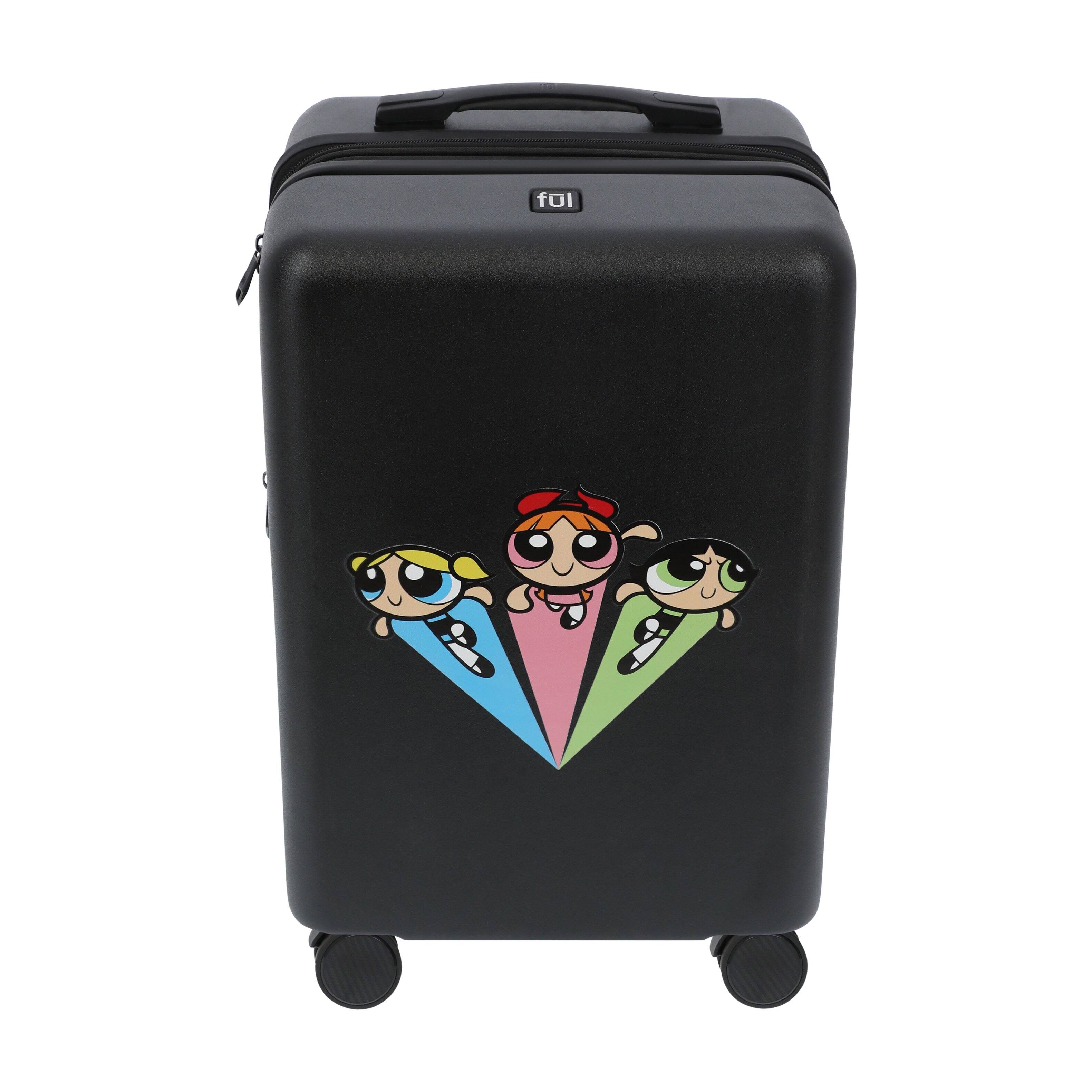 Alt View 1. Ful - WB POWER PUFF GIRLS 22.5" CARRY-ON LUGGAGE - BLACK.