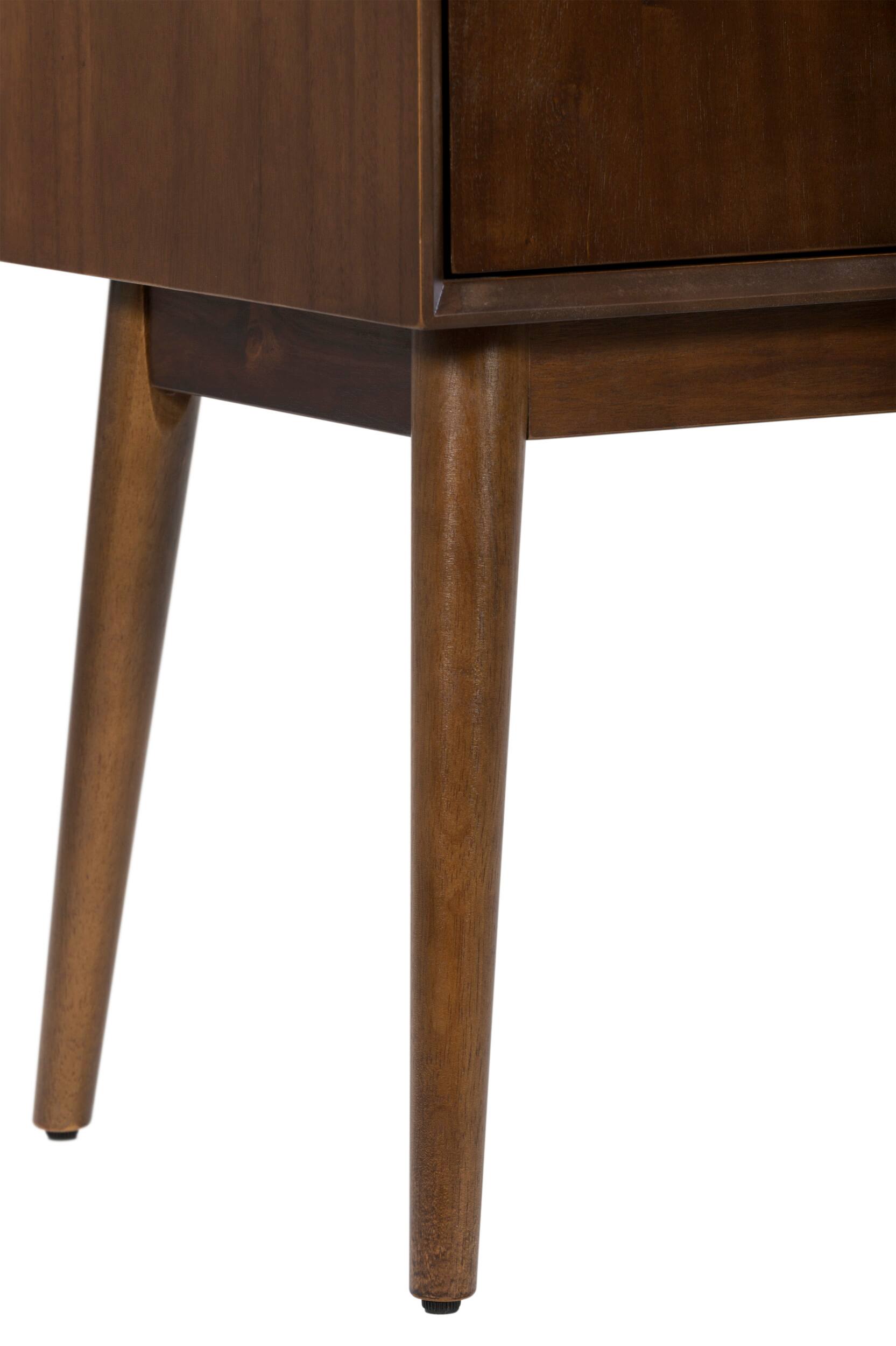 Alt View 15. Adore Decor - Brookline Classic 2-Door Cabinet - Walnut Brown.