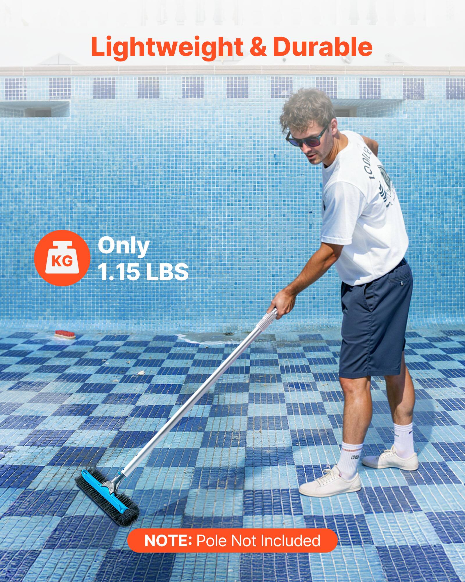 Lightweight & Durable

Only 1.15 LBS

NOTE: Pole Not Included