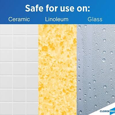 Safe for use on:  
Ceramic  
Linoleum  
Glass