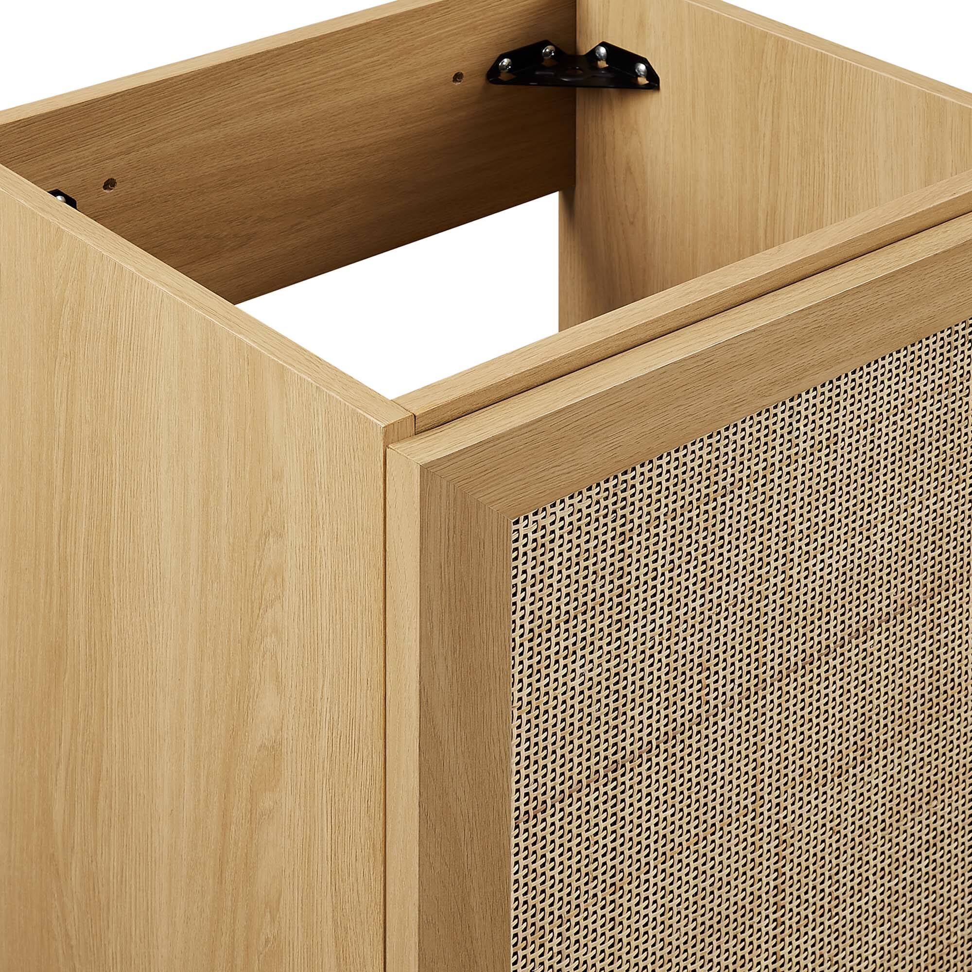 Alt View 7. Modway - Soma Bathroom Cabinet Basin Not Included by Modway - Oak.
