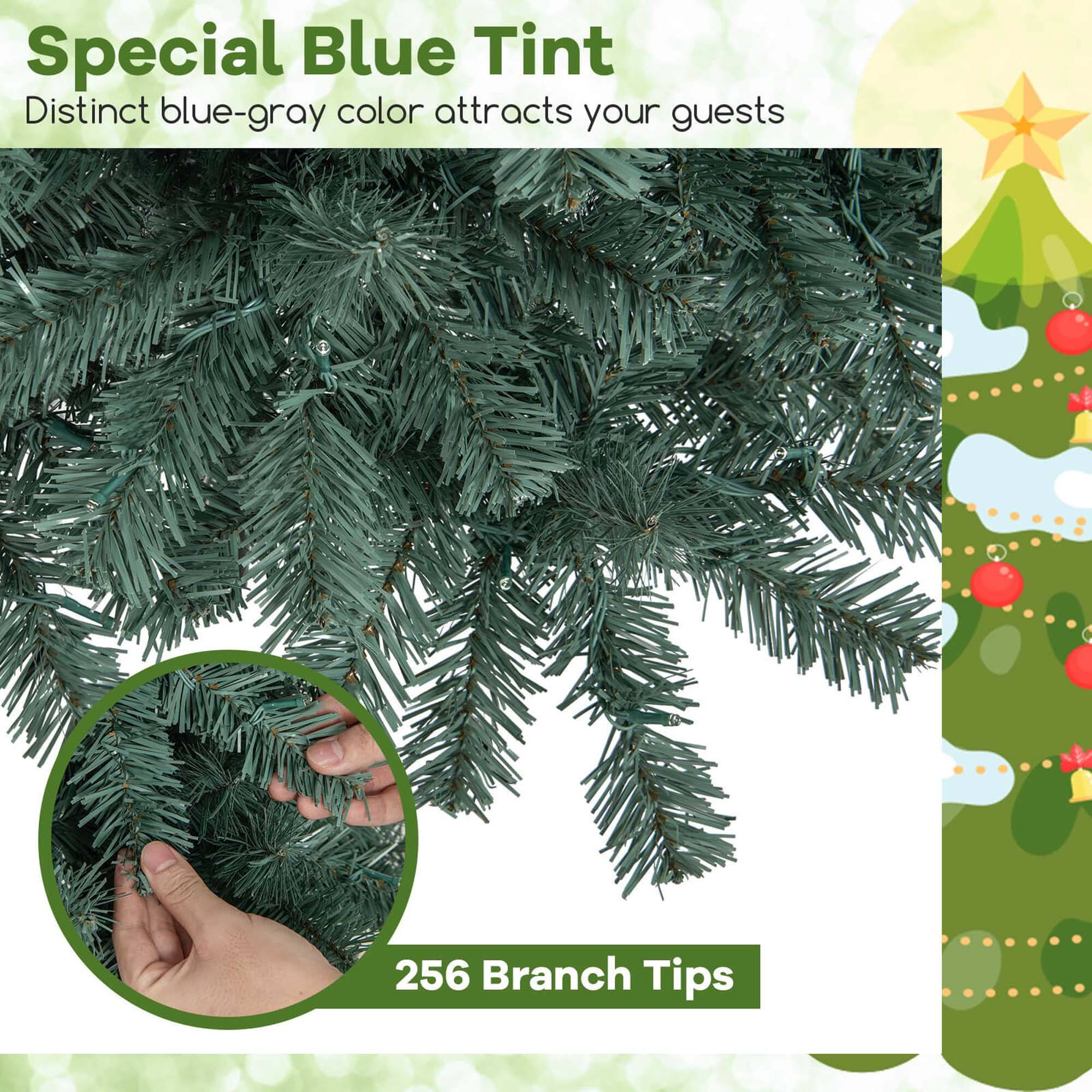 Special Blue Tint  
Distinct blue-gray color attracts your guests  
256 Branch Tips
