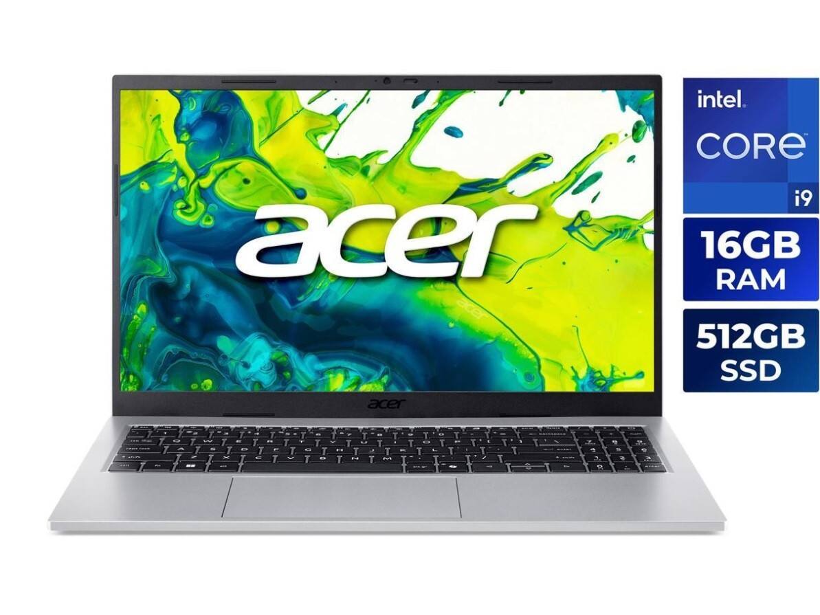 intel. acer CORE i9 16GB RAM 512GB SSD